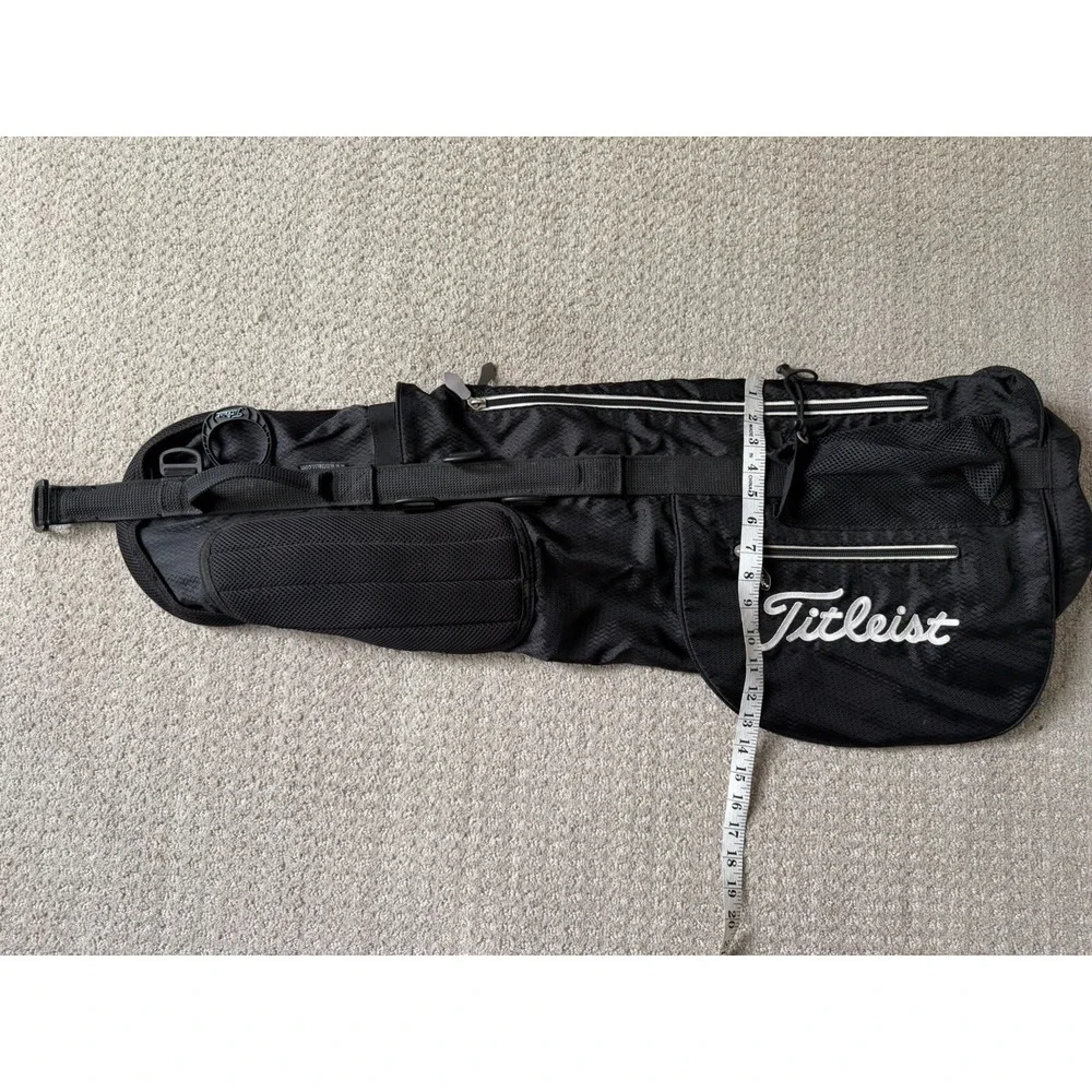 Titleist Black Sunday Carry Golf Bag Multiple Pockets *NO STRAP - Picture 9 of 9